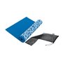 Tunturi Yoga mat - Fitnessmat - Yogamat - 170 x 62 x 3 cm - Blauw met print
