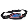 Tunturi Hardloopheuptas - Fitness belt - Runningbelt - Hardloopriem - Hardloopgordel - Hardloopverlichting - Hardloopriem - Hardloop belt - met LED verlichting Rood