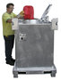 Speciaal-afvalcontainer type SAF 1000 - ca. 1200x1000x1400 mm (lxbxh)/inhoud 1000 liter/3-voudig stapelbaar/max. totaalgewicht 1759 kg/voor vloeibare stoffen