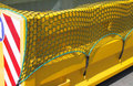 5516004-Container netten/willekeurige maten/PP draaddikte 3 mm/maaswijdte 45 mm/kleur: groen