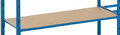 Hardboard legbordstelling Quick'Tube - afmetingen 1000x300 mm/voor bovenzijde buislegborden/dikte 3 mm/naturel/voor een betere afwerking