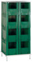 VTR 8/600-Stelling met zwaarlast transport stapelbakken - 1805x815x607 mm/staanders RAL 7035 lichtgrijs/met verzinkt deksel/voeten in hoogte verstelbaar