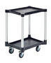 MZW 4 -Multifunctionele trolley met 2 legborden van polyethyleen - 913x535x713 mm/2 laadvlakken/draagvermogen 125 kg