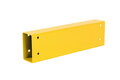 Stalen dwarsbalk B+50 voor veiligheidsrailing/voor buitengebruik/lengte balk 500 mm/doorsnede balk 80x140 mm/verzinkt en poedercoating RAL 1023 geel