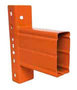 46410-2-Liggers palletstelling - lengte 1825mm/LNS-DUO 100x50x1,5/RAL 2004 zuiver oranje/draagvermogen 2082 kg per liggerpaar