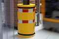 30110-Kolombescherming van polyethyleen/hoogte 1100mm/diameter 620mm/voor kolommen 160x160mm/voorzien van reflecterende waarschuwingsmarkeringen