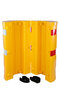 30120-Kolombescherming van polyethyleen/hoogte 1100mm/diameter 620mm/voor kolommen 210x210mm/voorzien van reflecterende waarschuwingsmarkeringen