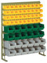 V 10 C -Vario rek met magazijn zichtbakken - 1240x1000 mm (hxb)/inclusief magazijn zichtbakken PLK 3, 3a en 4/rek leverbaar in RAL 6011 en RAL 9011