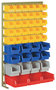 V 14 H -Vario rek met magazijn zichtbakken - 1715x1000 mm (hxb)/inclusief magazijn zichtbakken PLK 1c, 2, 2a en 3/rek leverbaar in RAL 6011 en RAL 9011