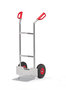 Aluminium steekwagen A1125P, draagvermogen 150 kg, hoogte 1150 mm, steekdiepte 250 mm, steekbreedte 320 mm, Fetra