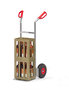 Aluminium steekwagen A1125P, draagvermogen 150 kg, hoogte 1150 mm, steekdiepte 250 mm, steekbreedte 320 mm, Fetra