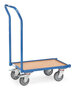 Eurobakken rolplateau 135810, met duwbeugel, laadvlak 605x408mm, Fetra
