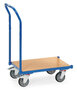 Eurobakken rolplateau 135820, met duwbeugel, laadvlak 605x408mm, Fetra