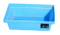 PE-Opvangbak voor pallets type KWP-P 20 - ca. 600x400x170 mm (lxbxh)/opvangvolume 20 liter/draagkracht 55 kg/voor de veilige en mobiele opslag van kleine verpakkingen op euro- en chemiepallets
