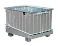 Bodemklepcontainer type HKB 60 - buitenmaten ca. 1175x975x835 mm (lxbxh)/draagkracht 1500 kg/inhoud ca. 0,6 (m³)