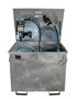 Brandstoftank type MT-E 430 - ca. 1060x877x888 mm (lxbxh)/inhoud 430 liter/mobiele en enkelwandige tank voor de verzorging van voertuigen en machines met diesel of stookolie