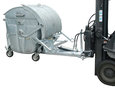 Kippomat type KM - ca. 1845x1370x960 mm (lxbxh)/max. draagkracht 500 kg/draaibereik 135 graden/kiepwerking gebeurt via heftruck-hydrauliek