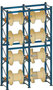 17006-G-Aanbouwset kabelhaspelstelling BlockRoll-systeem type HB - ca. 4700x1170x1045mm/4 assen diameter 60/trommelgewicht max. 1000 kg/kabelhaspel diameter 1000 mm