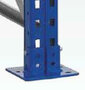 16512-Voetplaten voor staanders/voor staandertype S610-M18-U/om staanders te verankeren met vloerankers/blauw