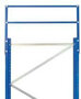 16571-Staanderverhoging voor staanderdiepte 800 mm/passend voor alle staanders/om staanders 500 mm te verhogen/blauw