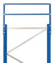 16572-Staanderverhoging voor staanderdiepte 1100 mm/passend voor alle staanders/om staanders 500 mm te verhogen/blauw
