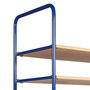 Etagewagen basic 120-1308 , met 3 laadvlakken, laadvlak 850x500 mm, Tauroflex