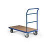 Platformwagen 120-1108, met 1 duwbeugel, laadvlak 850x500 mm, Tauroflex