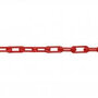 MNK-nylon afzetketting lengte 50 meter/schakeldikte Ø 6 mm/schakelopening 42x12 mm/testlast 200 daN/treklast 340 daN/kleur: rood