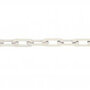 MNK-nylon afzetketting lengte 25 meter/schakeldikte Ø 8 mm/schakelopening 51x15 mm/testlast 340 daN/treklast 530 daN/kleur: wit