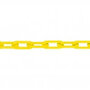 MNK-nylon afzetketting lengte 25 meter/schakeldikte Ø 8 mm/schakelopening 51x15 mm/testlast 340 daN/treklast 530 daN/kleur: geel