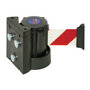 Wandafzetband Morion in kunststof cassette/magnetisch/afmetingen 110x130 mm (bxh)/bandbreedte 50 mm/bandlengte 3 meter/rood-wit