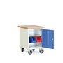 Werkplaats-trolley met 35 mm multiplexwerkblad 17-1230, afmetingen 790x550x650 (hxbxd) mm, Taurotec