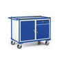 Werkplaatswagen 110-1017, met 2 kasten, laadvlak 980x600 mm, Tauroflex