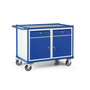 Werkplaatswagen 110-1020, met 2 kasten, laadvlak 980x600 mm, Tauroflex