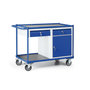 Werkplaatswagen 110-1025, met 1 kast en 1 schuiflade, laadvlak 980x600 mm, Tauroflex