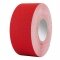 Bodemmarkeringstape uit vinyl/PROline/voor binnengebruik/geschikt voor heftruckverkeer/lengte 25 meter/breedte 75 mm/kleur: rood