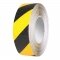 Bodemmarkeringstape uit vinyl/PROline/voor binnengebruik/geschikt voor heftruckverkeer/lengte 25 meter/breedte 50 mm/kleur: geel-zwart