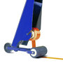 Bodemmarkeerapparaat TAPEliner van staal/met kunststof wielen/voor zelfklevende tapes in bedrijfsruimten/kleur: blauw