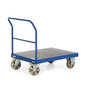 Zwaarlast platformwagen 24-2006, met 1 duwbeugel, laadvlak 1000x700 mm, Rotauro