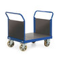 Zwaarlast platformwagen 24-2021, met 2 kopwanden van hout, laadvlak 1000x700 mm, Rotauro