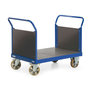 Zwaarlast platformwagen 24-2022, met 2 kopwanden van hout, laadvlak 1200x800 mm, Rotauro