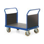 Zwaarlast platformwagen 24-2023, met 2 kopwanden van hout, laadvlak 1600x800 mm, Rotauro