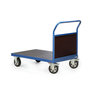 Zwaarlast platformwagen 24-1017, met 1 kopwand van hout, laadvlak 1600x800 mm, Rotauro, platformwagen met 1 kopwand, hout