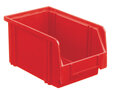 LK 3 -Magazijn zichtbakken - 230/200x140x130 mm/uit polystyrol/stapelbaar door stapelrand/verpakkingseenheid: 25 stuks