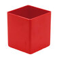 Inzetbakken type E 63/1-afmeting 54x54x63 mm/polystyrol/voor assortimentsdozen en schuiflades/verpakkingseenheid: 25 stuks