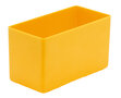 Inzetbakken type E 63/2-afmeting 108x54x63 mm/polystyrol/voor assortimentsdozen en schuiflades/verpakkingseenheid: 25 stuks