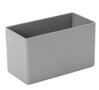 Inzetbakken type E 63/5-afmeting 108x49x63 mm/polystyrol/voor assortimentsdozen en schuiflades/verpakkingseenheid: 25 stuks