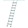 Inhangladder voor stellingen type Saferstep LH - buitenbreedte ladder 420 mm/ maximale loodrechte inhanghoogte van 1,31 tot 1,78 m/aantal treden 6