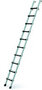 Inhangladder voor stellingen type Saferstep LH - buitenbreedte ladder 420 mm/ maximale loodrechte inhanghoogte van 2,29 tot 2,82 m/aantal treden 10
