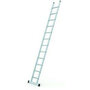 Enkele ladder type Saferstep L - met gefelste treden/ladderlengte 3,06 m/werkhoogte ca. 3,85 m/aantal treden 10/buitenwerkse breedte 420 mm